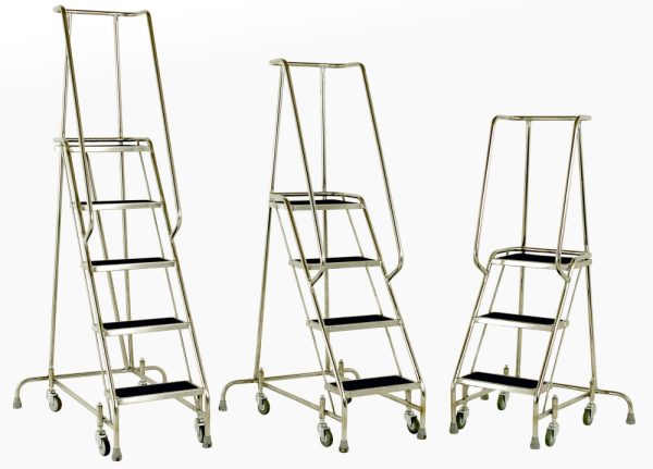 Steptek Stainless Steel Mobile Steps