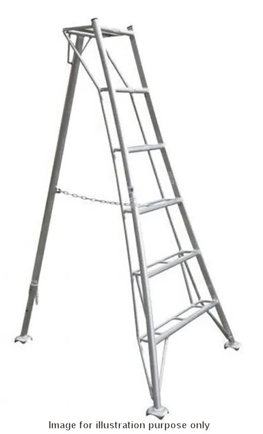 Hendon 1.2m Aluminium 1 Leg Adjustable Tripod Ladder
