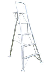Hendon 1.8m Aluminium 1 Leg Adjustable Tripod Ladder with Platform