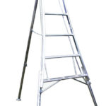 Hendon 2.4m Aluminium 3 Leg Adjustable Tripod Ladder