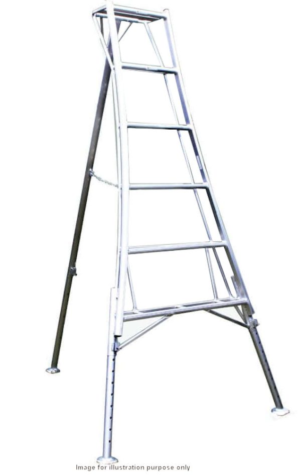 Hendon 3.0m Aluminium 3 Leg Adjustable Tripod Ladder