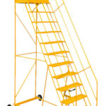 Klime-Ezee 14 Tread Industrial Heavy Duty Mobile Step