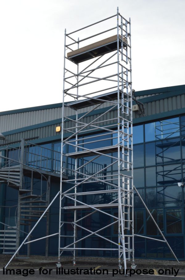 Lyte HiLyte500 Industrial Tower 2.5m x 0.85m Wide (Single Width) - 10.2m Platform