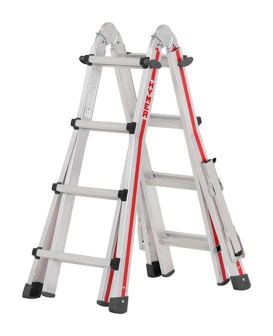 Hymer Redline 4x4 EN131-4 Aluminium Multi Purpose Telescopic Ladder