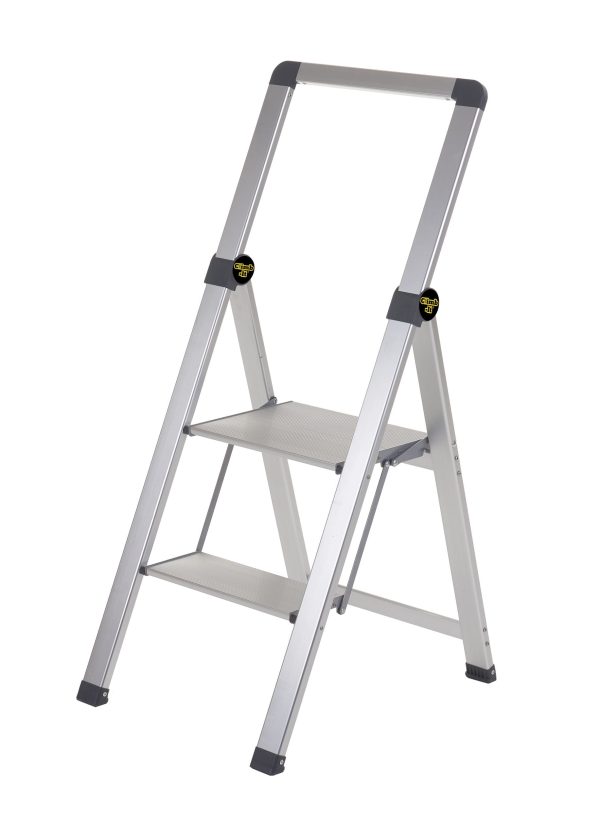 Climb-It 2 Tread Aluminium Slim Folding Step