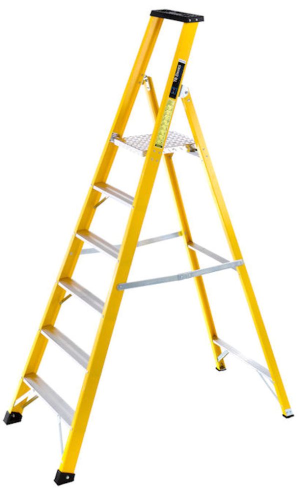 TB Davies EN131 Pro INSUL8-S Heavy-Duty GRP Platform Step Ladders