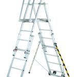 Zarges 4-7 Rung EN131-7 Aluminium ZAP Telescopic Work Platform