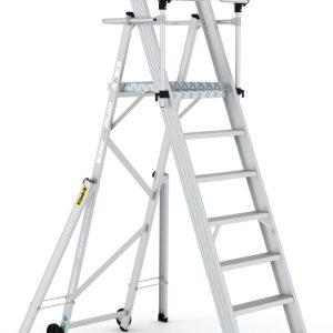 Climb-It Large Platform Folding Steps with Safety Gates