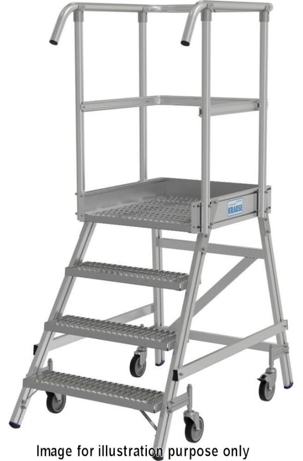 Krause Stabilo R13 8 Tread Single Sided Aluminium Work Platform