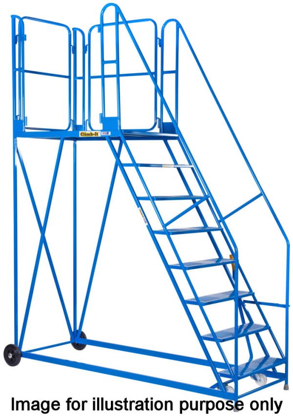 Climb-It 9 Tread Work Platform with 1200mm Platform