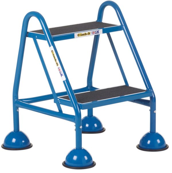 Climb-It 2 Tread Domed Feet Handy Step Without Handrail