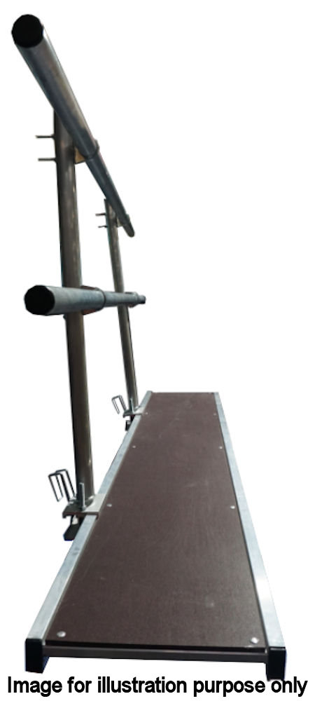 Lyte 600mm 5.4m Staging Board Kit with Single Sided Handrail