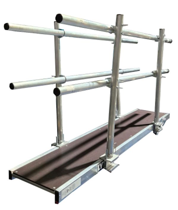 Lyte 450mm 2.4m Staging Board Kit with Double Sided Handrail