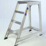 Lyte 4 Tread Fixed Industrial Step Handrail Right Side Only