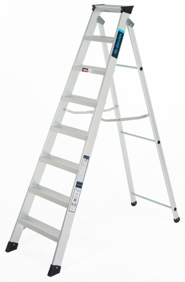 TB Davies 8 Tread HDuty-S Aluminium Professional Swingback Step