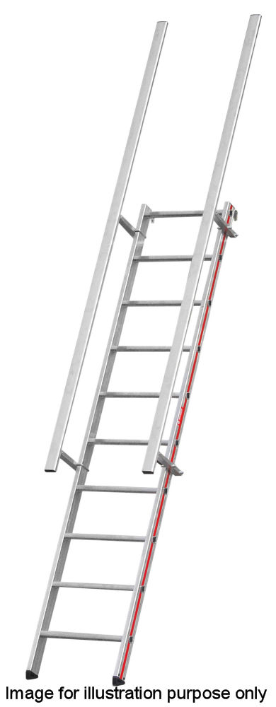 Hymer 6 Tread Shelf Ladder With Handrail