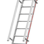 Hymer 12 Tread Shelf Ladder With Handrail