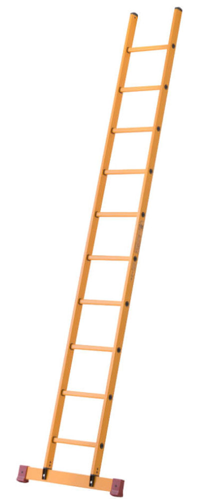 Hymer 10 Rung Full GRP Single Section Ladder