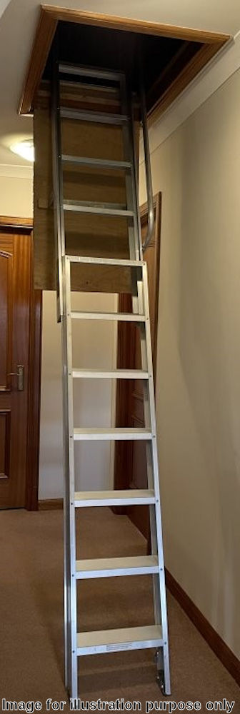 Ramsay 3.89m Aluminium Loft Ladder