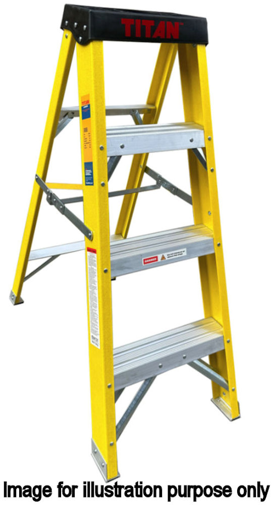TITAN 4 Tread GRP Swingback Step Ladder