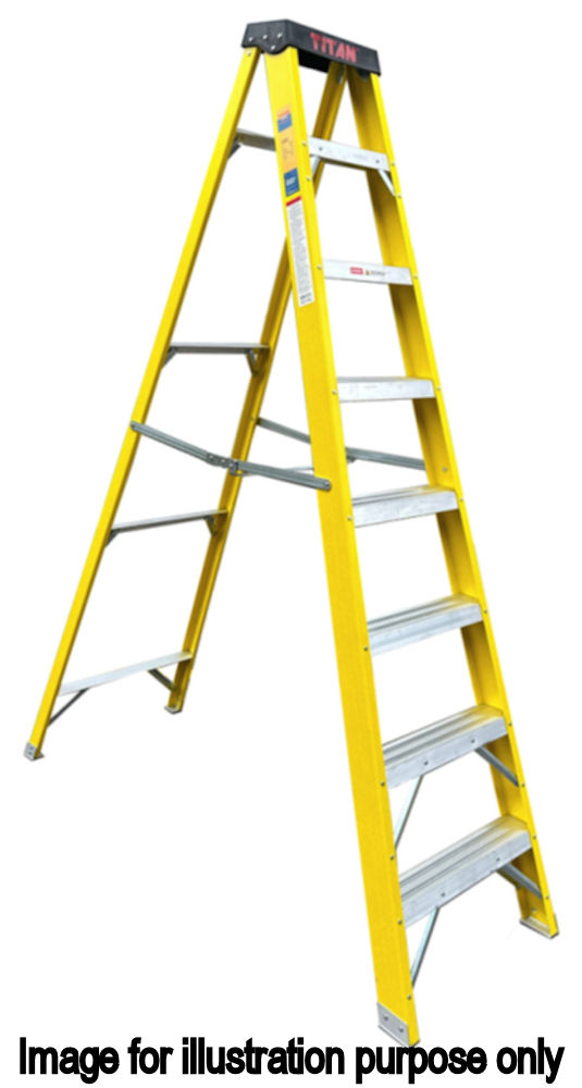 TITAN 10 Tread GRP Swingback Step Ladder