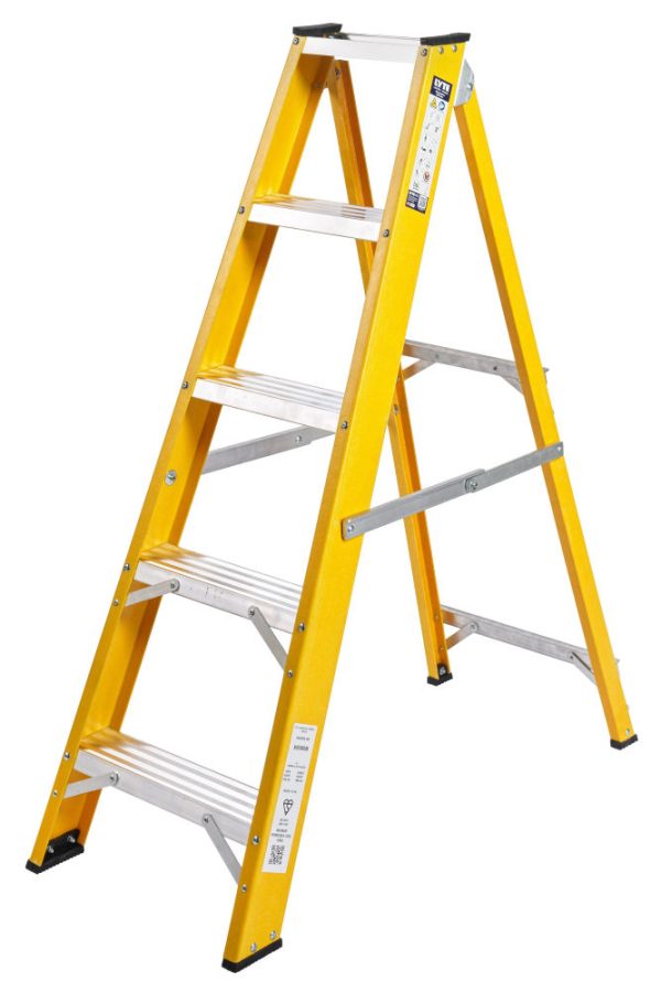 Lyte Magnastep 5 Tread Glassfibre Swingback Step Ladder