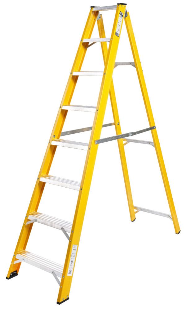 Lyte Magnastep 8 Tread Glassfibre Swingback Step Ladder
