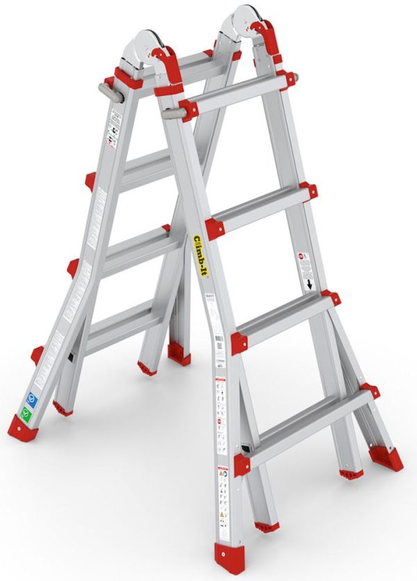 CLIMB-IT Multi-Purpose 4x4 Telescopic Ladder