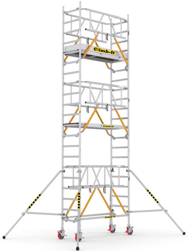 Climb-It Ultra AGR Aluminium Tower - 5.0m Platform Height