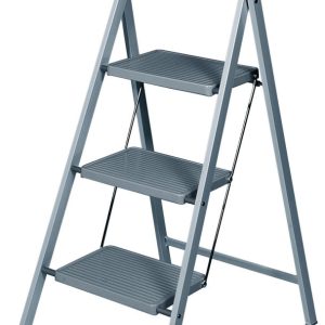 Werner 3 Tread Grey Handy Step Stool