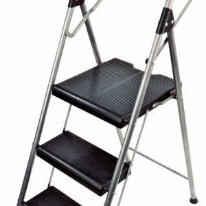 Werner Sure Grip Comfort 3 Tread Step Stool with Tool Tray