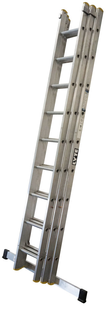 Lyte 2.7m 3-Section General Trade Extension Ladder