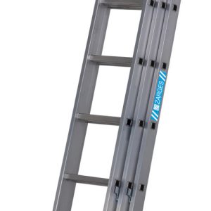 Zarges Everest 1.88m 3-Section Square Rung Extension Ladder