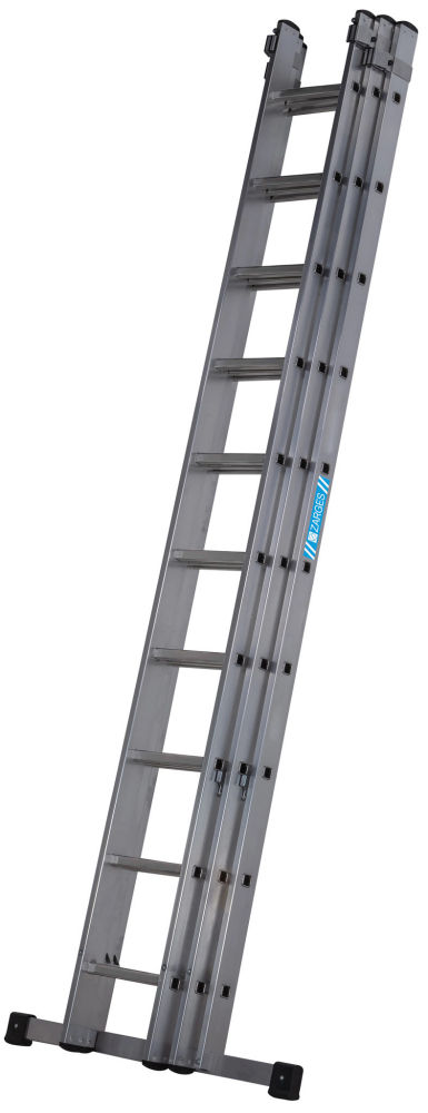Zarges Everest 2.99m 3-Section Square Rung Extension Ladder
