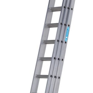 Zarges Everest 4.13m 3-Section Square Rung Extension Ladder