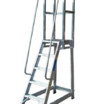 Lyte 6 Tread Fixed Industrial Step Handrail Left, Right and Rear
