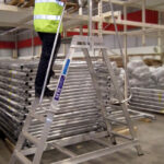 Lyte 6 Tread Fixed Industrial Double Sided Step Single Side Handrail