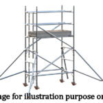 EIGER 500 3T 1.8m Single Width Scaffold Tower - 1.2m Platform Height