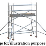 EIGER 500 3T 2.5m Single Width Scaffold Tower - 2.7m Platform Height