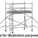 EIGER 500 3T 2.5m Double Width Scaffold Tower - 1.2m Platform Height