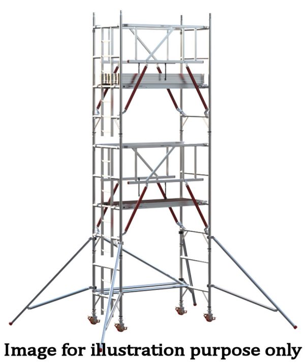 EIGER 500 AGR 1.8m Single Width Scaffold Tower - 4.2m Platform Height