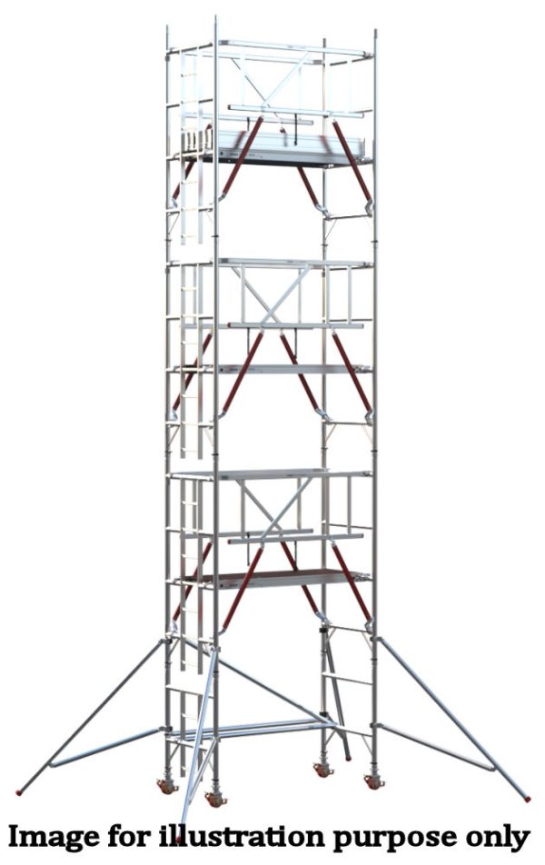 EIGER 500 AGR 1.8m Single Width Scaffold Tower - 5.7m Platform Height