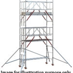 EIGER 500 AGR 2.5m Single Width Scaffold Tower - 4.2m Platform Height