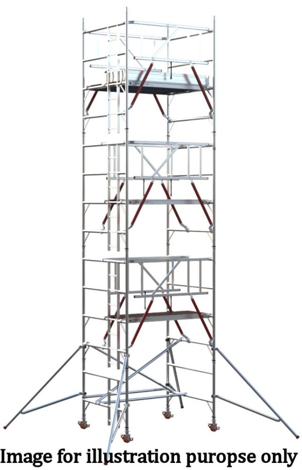 EIGER 500 AGR 1.8m Double Width Scaffold Tower - 8.2m Platform Height