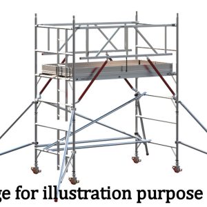 EIGER 500 AGR 2.5m Double Width Scaffold Tower - 2.7m Platform Height