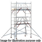 EIGER 500 AGR 2.5m Double Width Scaffold Tower - 4.7m Platform Height