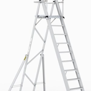 Climb-It 12 Tread Large Platform Folding Step with Safety Gates