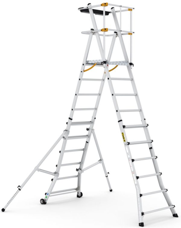 Climb-It Folding Telescopic Large Platform Step