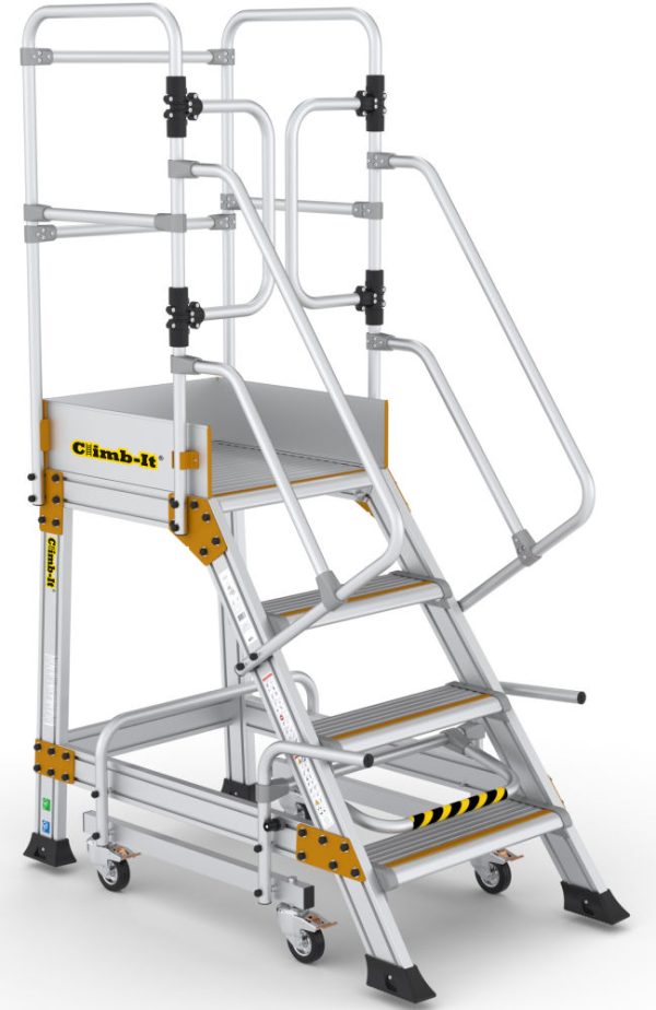 Climb-It 4 Tread Safety Step with Safety Lock