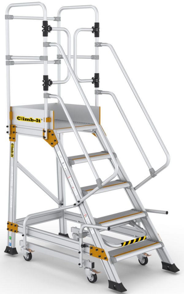 Climb-It 5 Tread Safety Step with Safety Lock